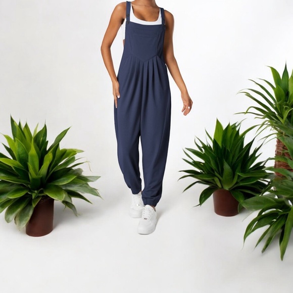 Halara Mink Jumpsuit with Pockets L and XL - Picture 3 of 4